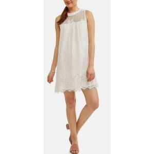 Bella Ella Boutique White Lace Halter Dress